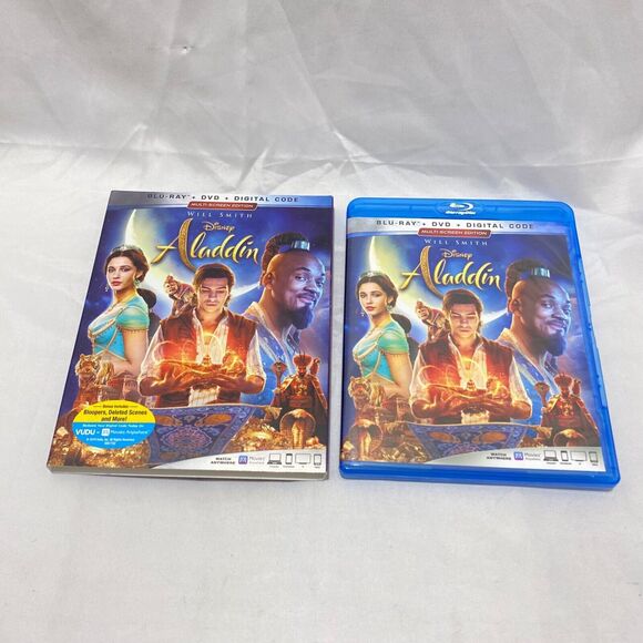 Aladdin Blu-ray DVD And Digital Copy 2019 With Case - Picture 8 of 14